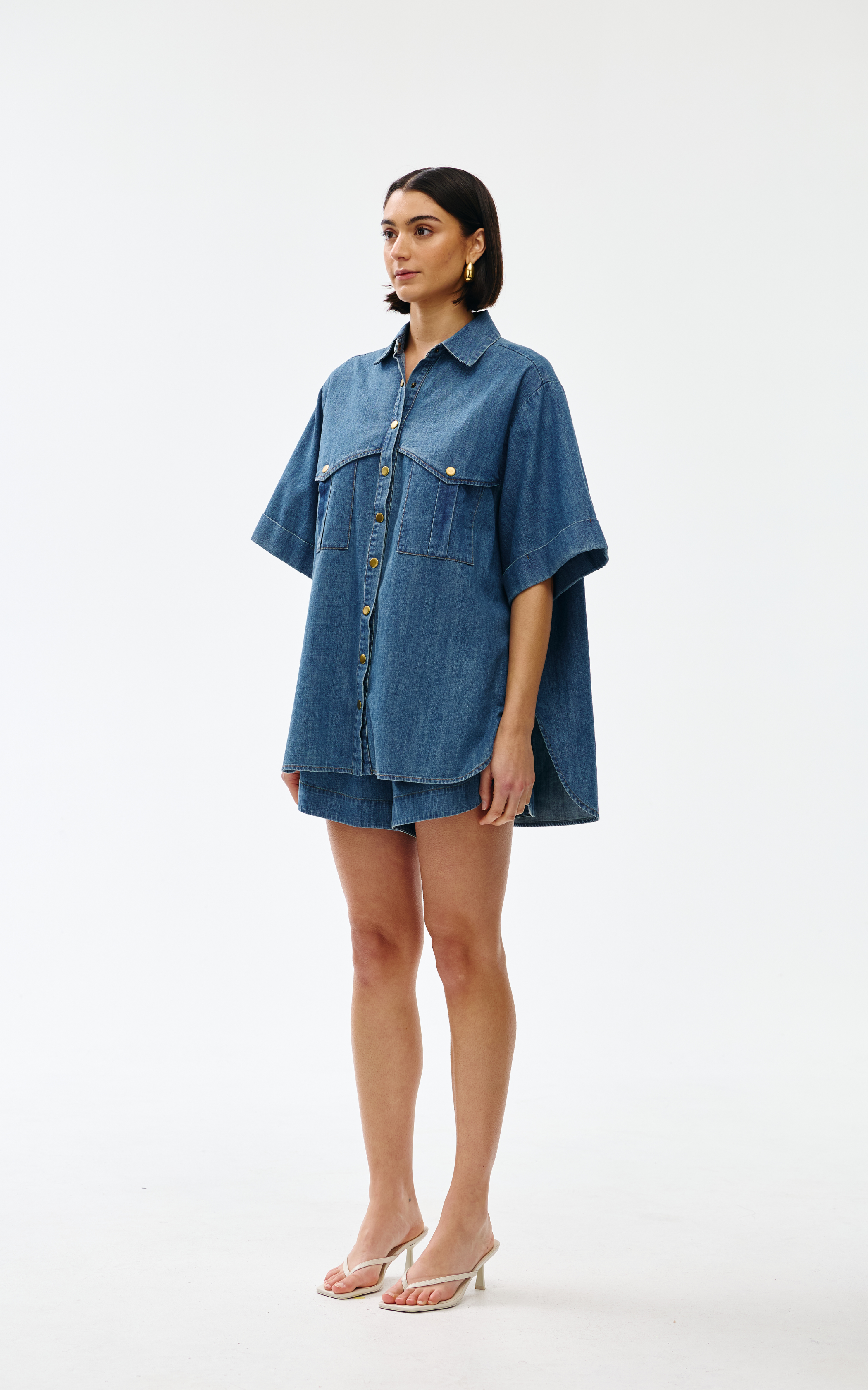 Bella Shirt - Denim