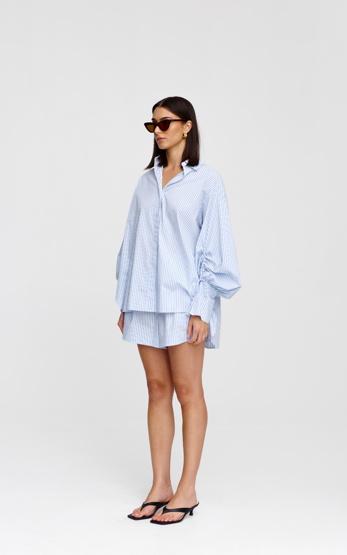 Ashton Shirt - Blue Pinstripe