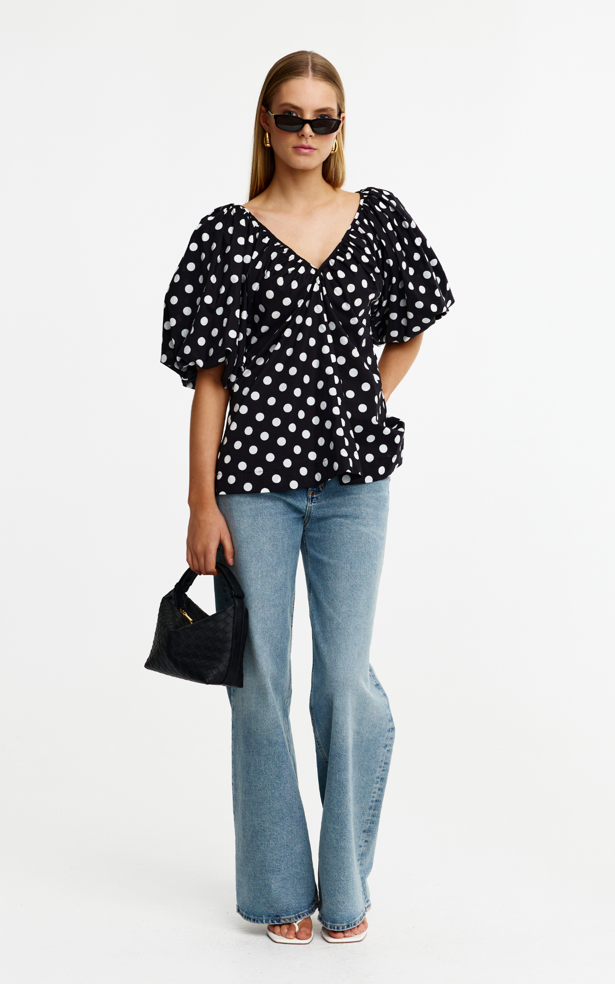 Mimi Top - Navy Spot