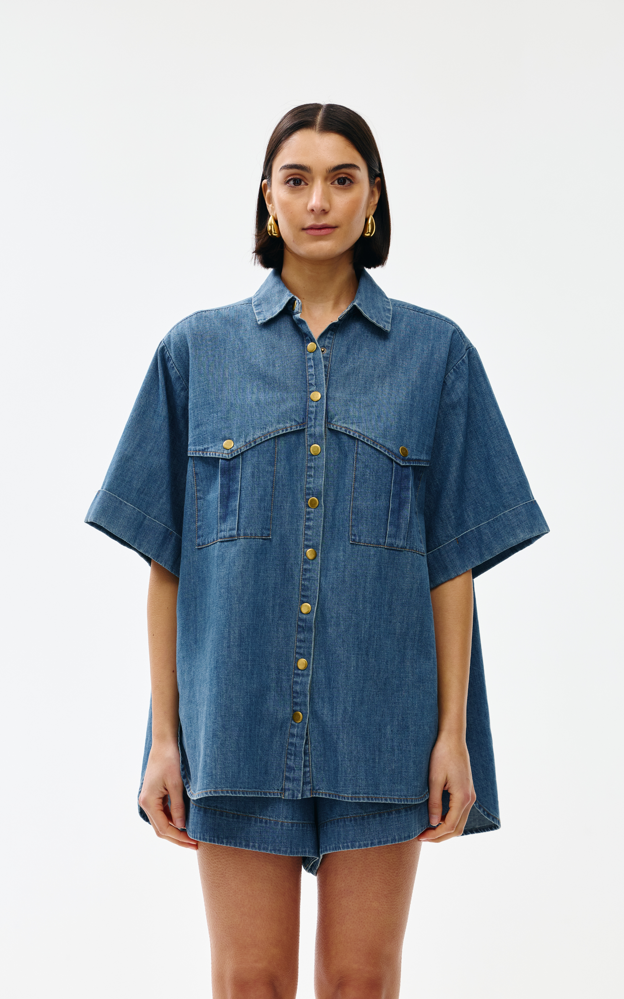 Bella Shirt - Denim