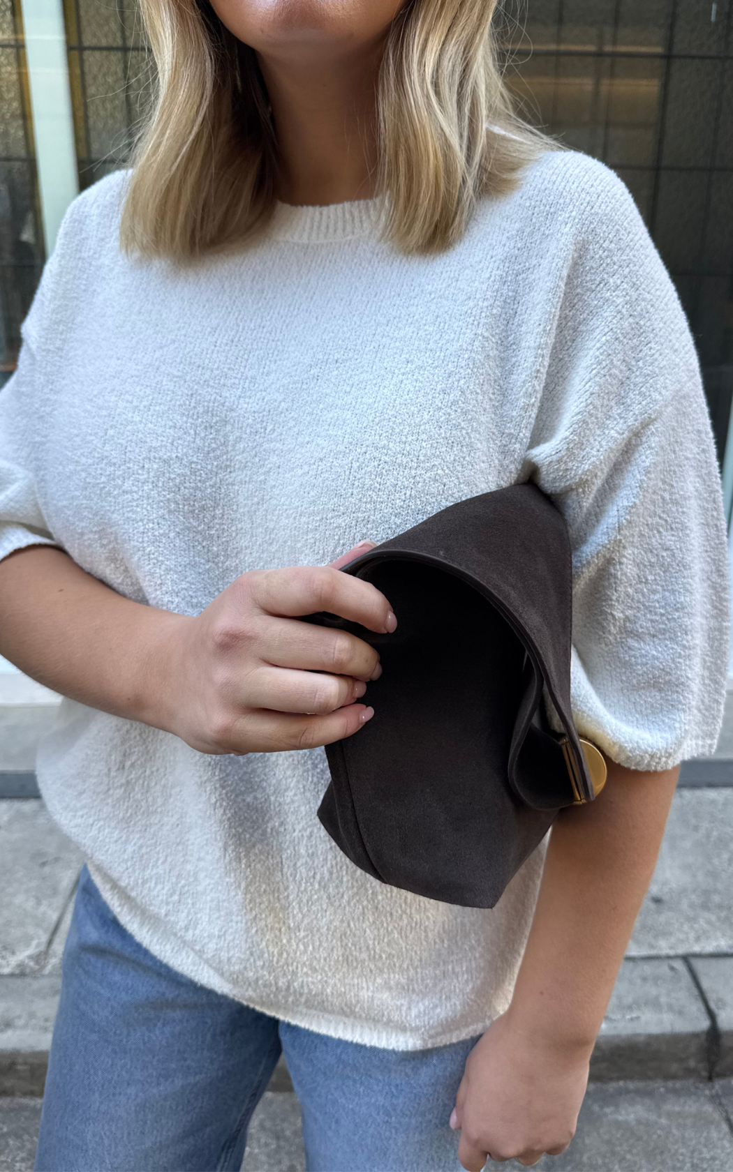 Camden Knit Tee - Ivory