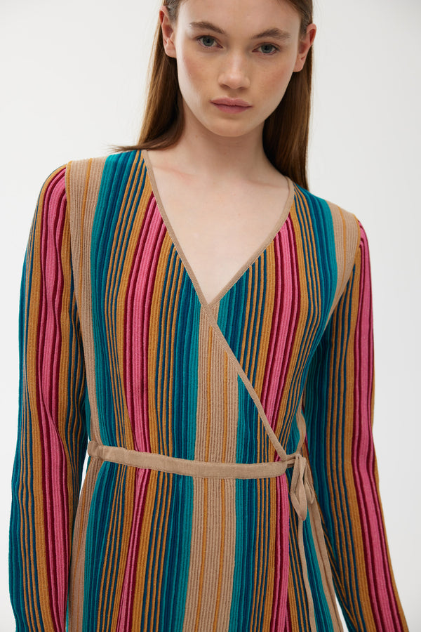 Cisco Dress - Lurex Stripe