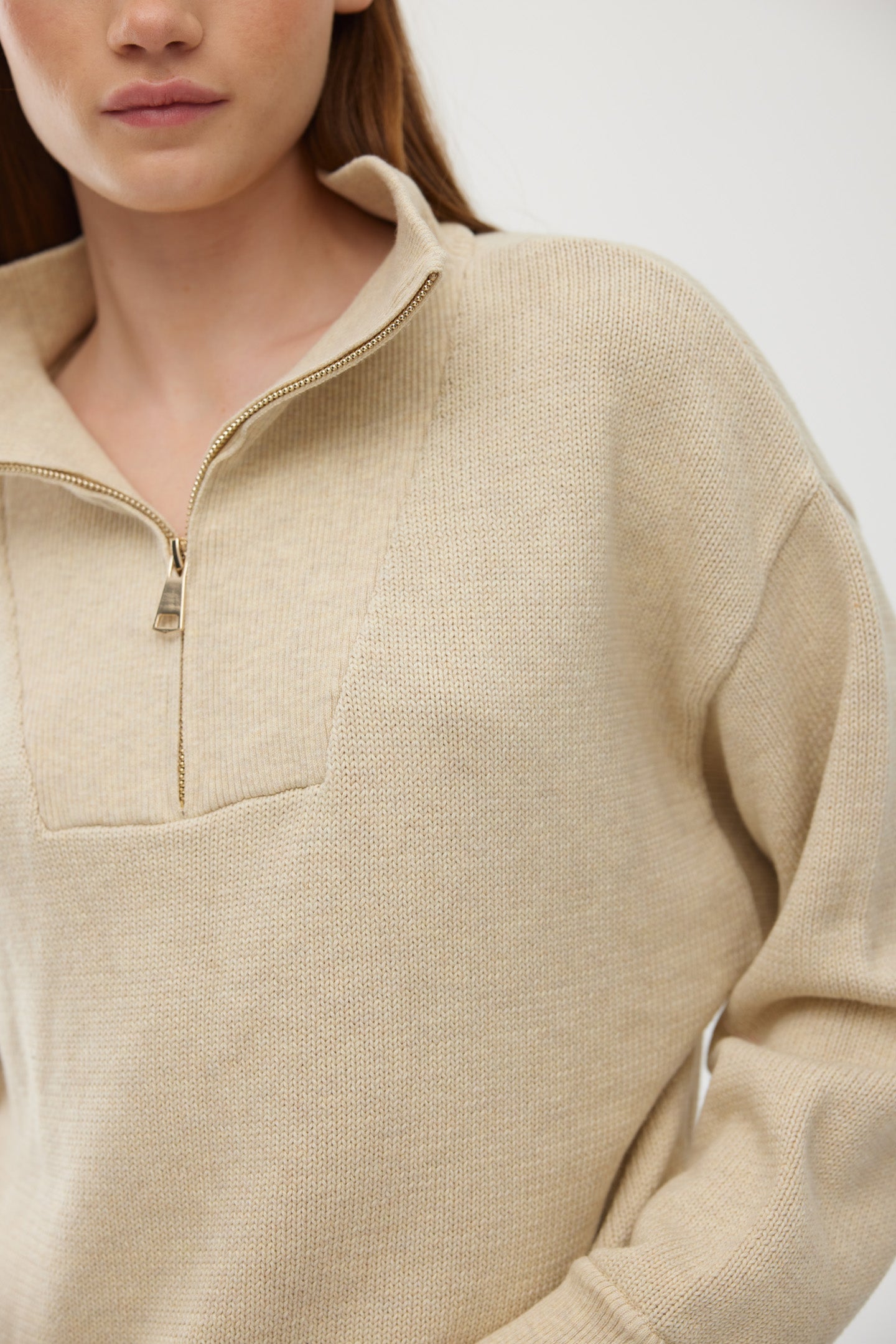 Elliot Knit - Almond