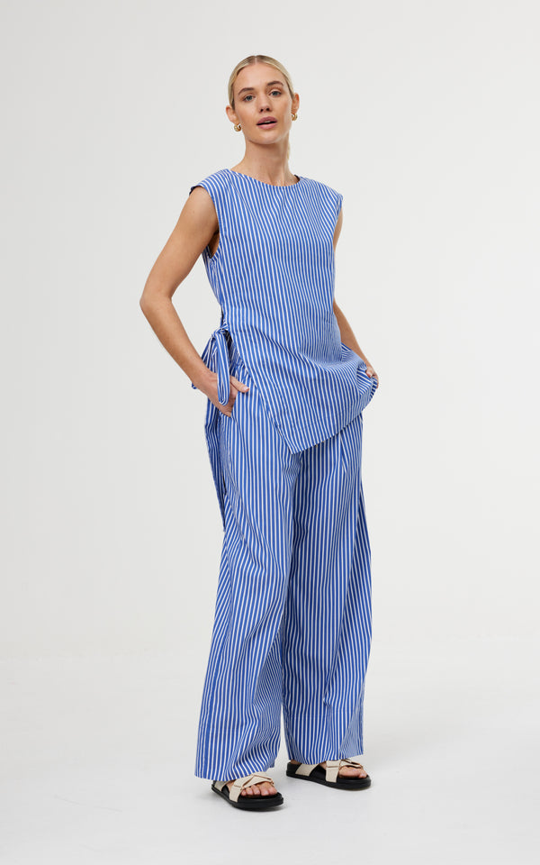 Hampton Pant - Riviera Stripe