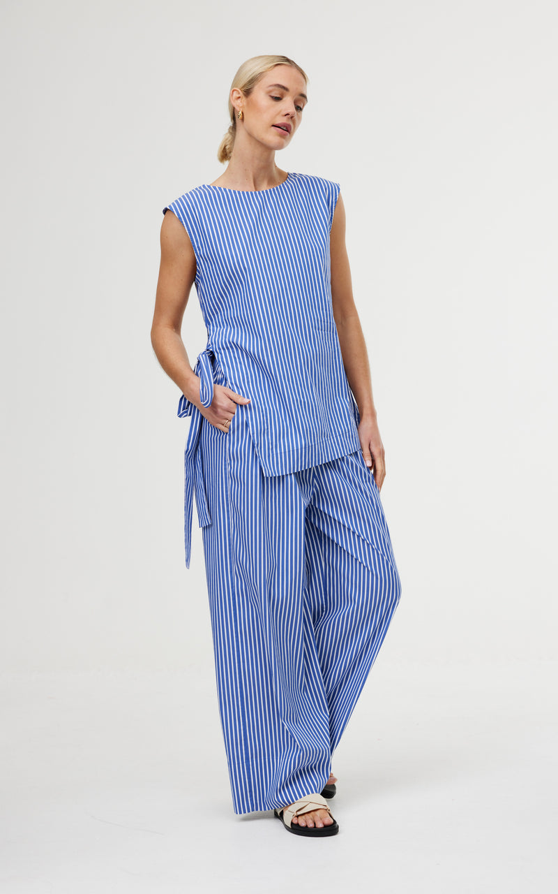 Hampton Pant - Riviera Stripe