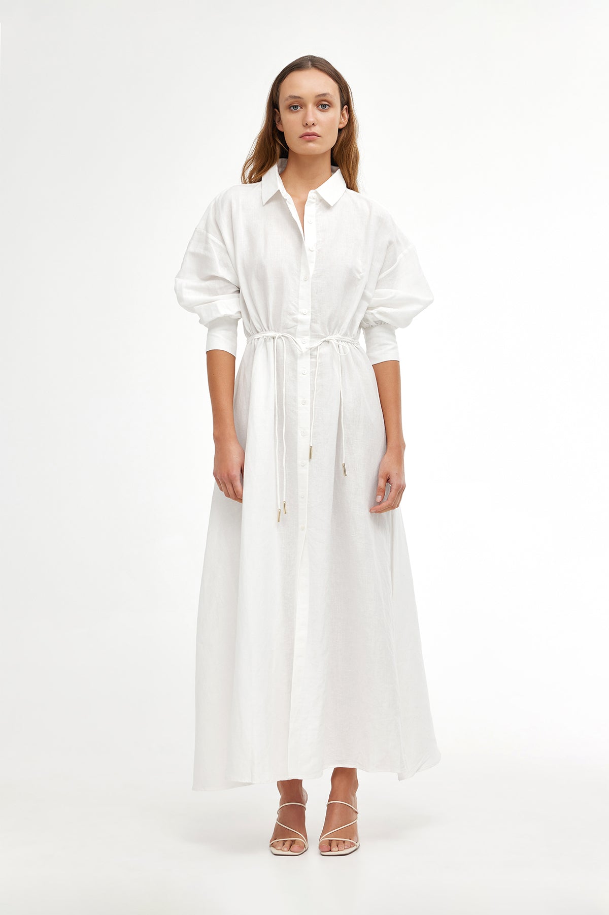 ISLA SHIRT DRESS - IVORY – Kinney