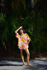 JUNIPER SHIRT - CAPRI ABSTRACT