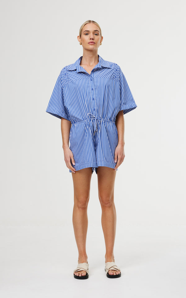 Lucia Playsuit - Riviera Stripe