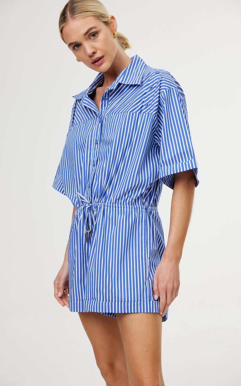 Lucia Playsuit - Riviera Stripe