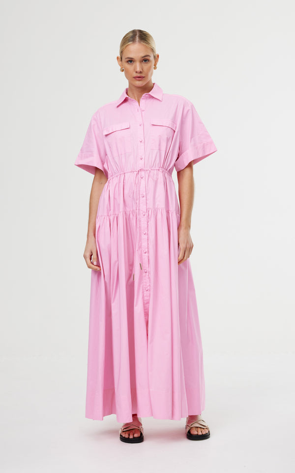 Maeve Maxi Dress - Flamingo