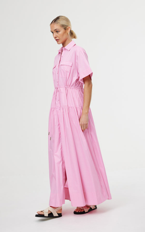 Maeve Maxi Dress - Flamingo