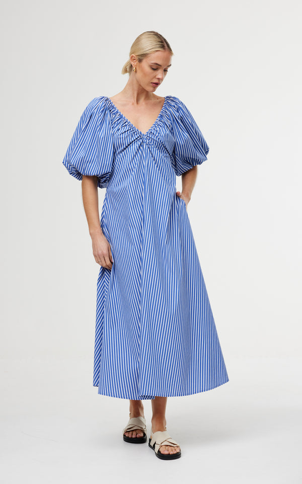 Mimi Dress - Riviera Stripe