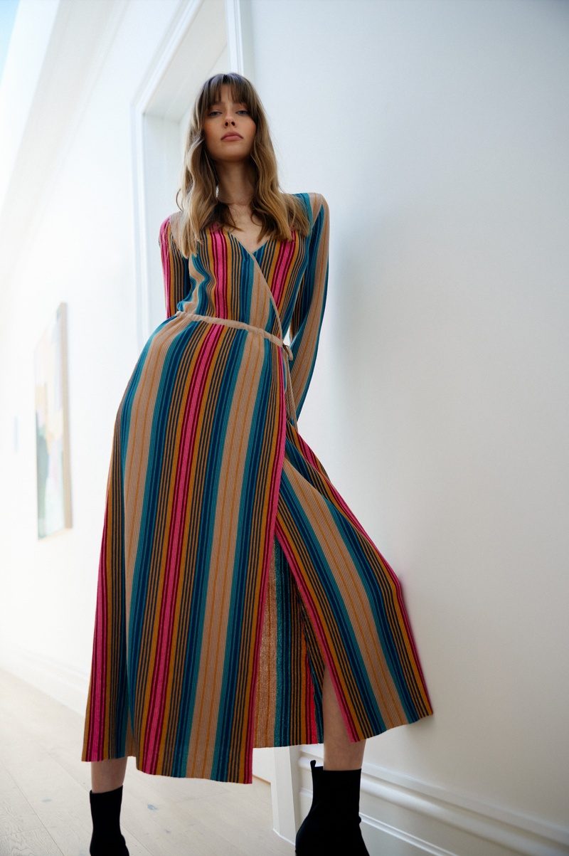 Cisco Dress - Lurex Stripe