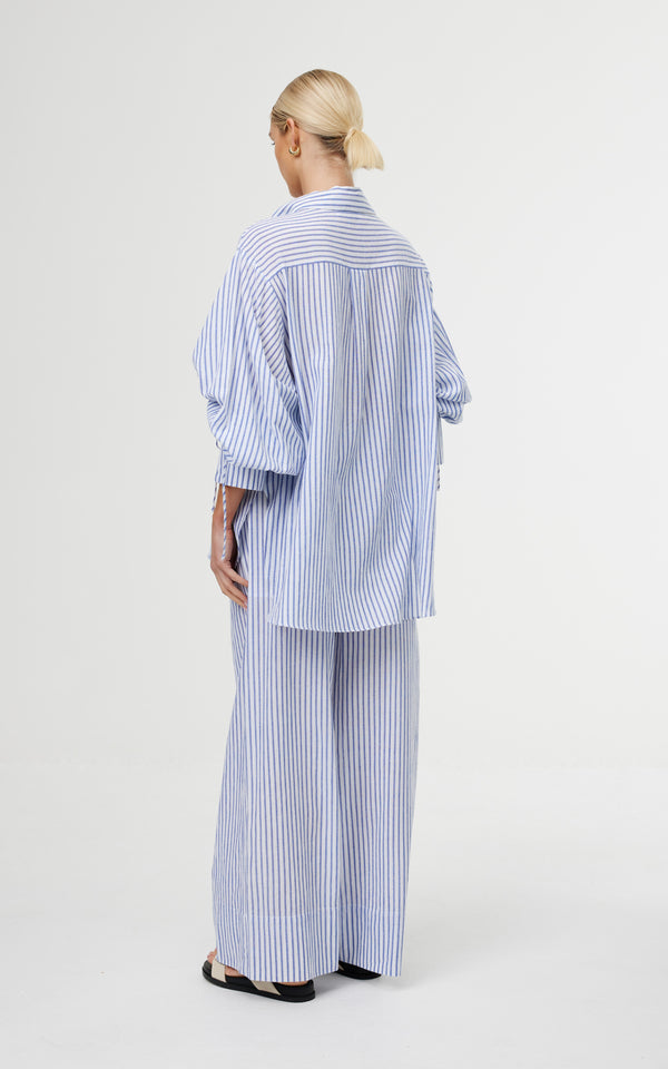 Ashton Shirt - Sea Stripe