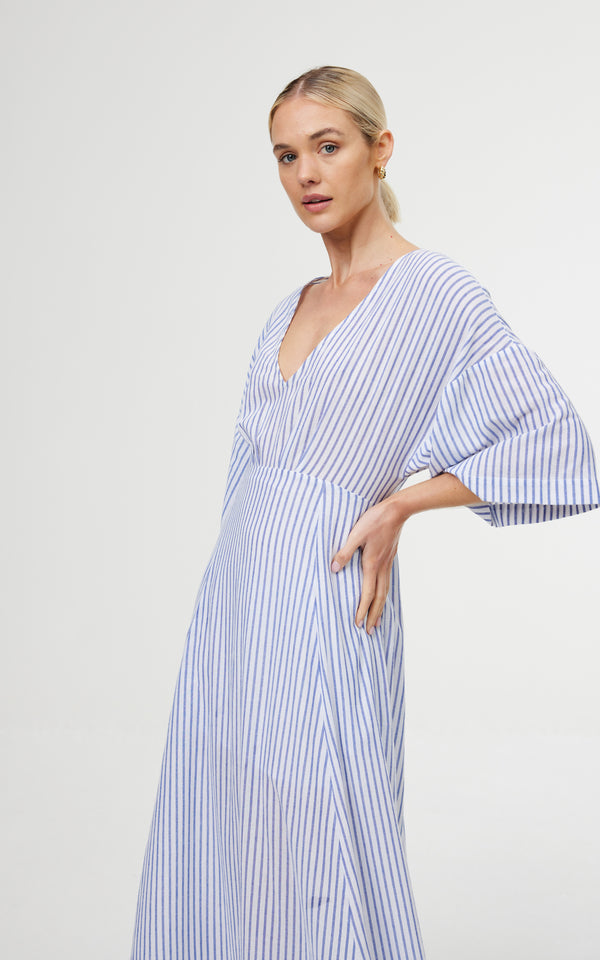 Ellis Dress - Sea Stripe