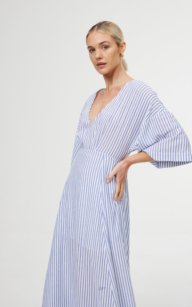 Ellis Dress - Sea Stripe