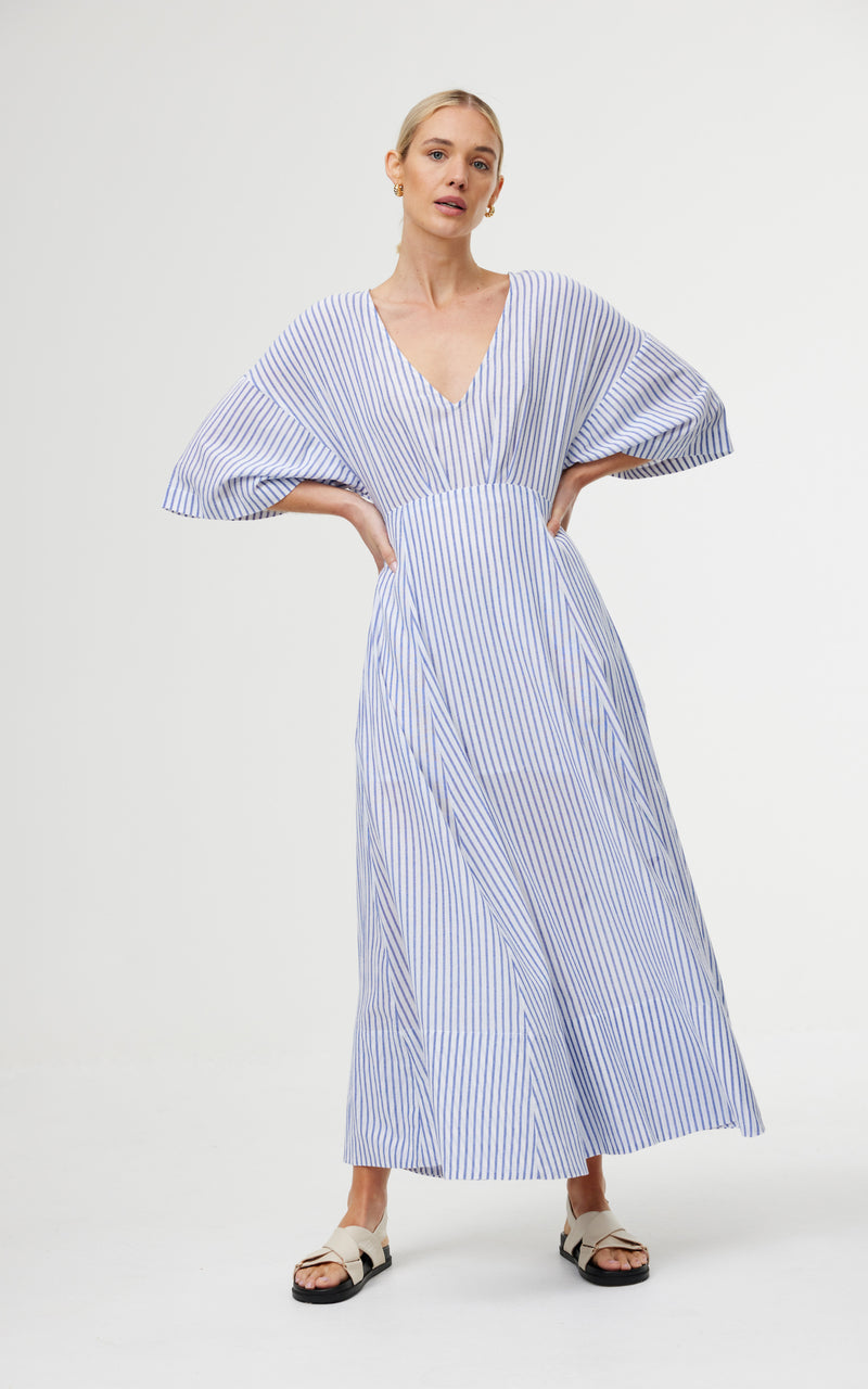 Ellis Dress - Sea Stripe