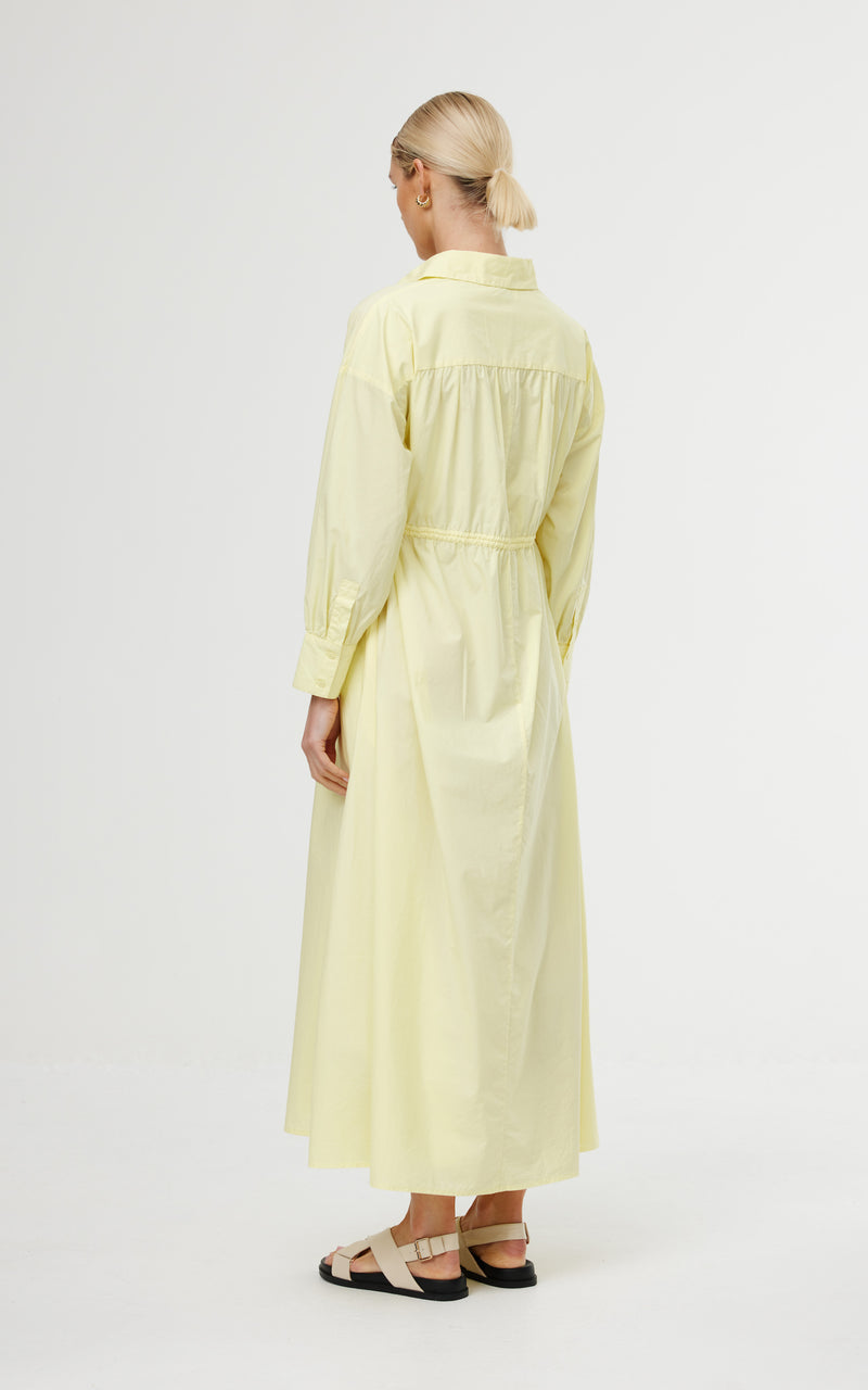 Isla Shirt Dress - Butter