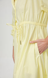 Isla Shirt Dress - Butter