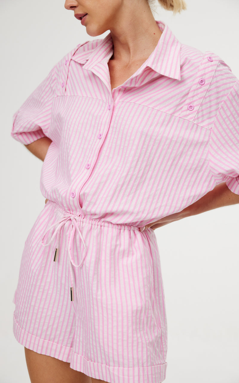 Lucia Playsuit - Candy Stripe