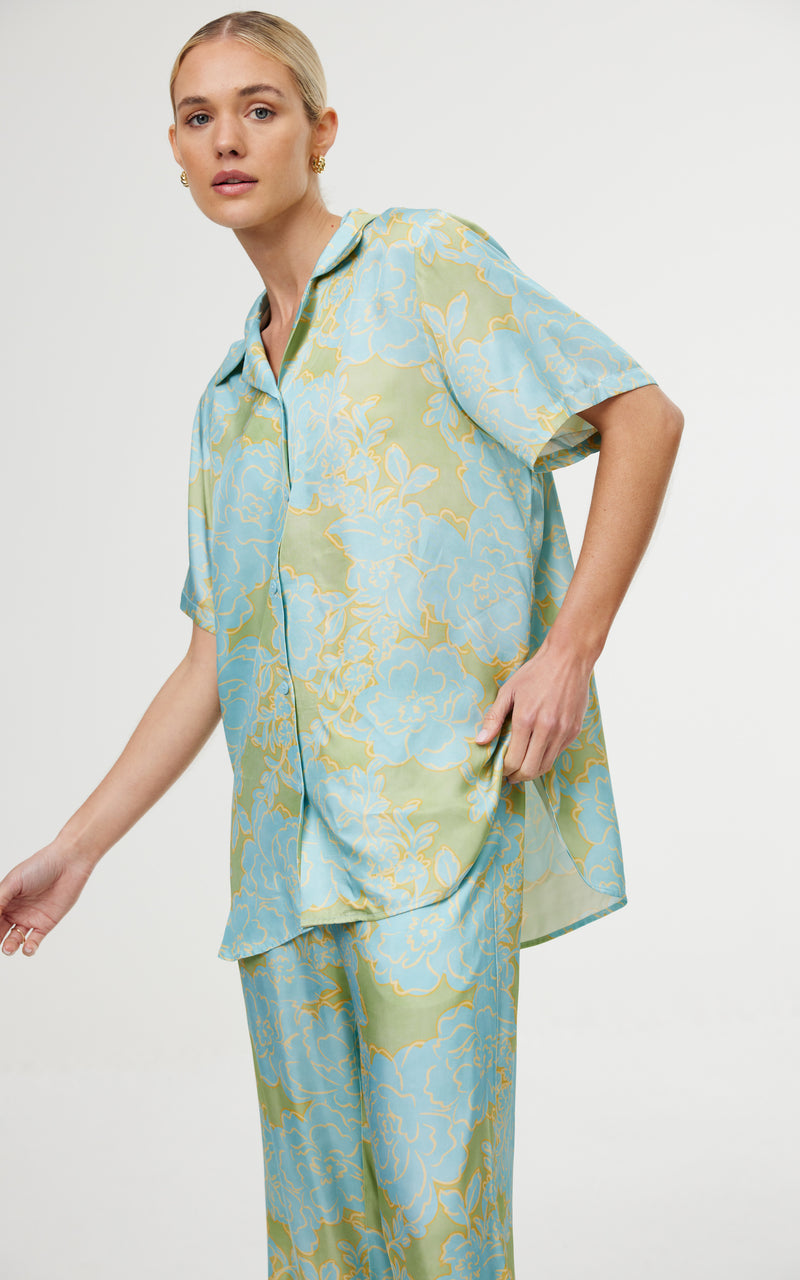 Luisa Shirt - Ocean Bloom