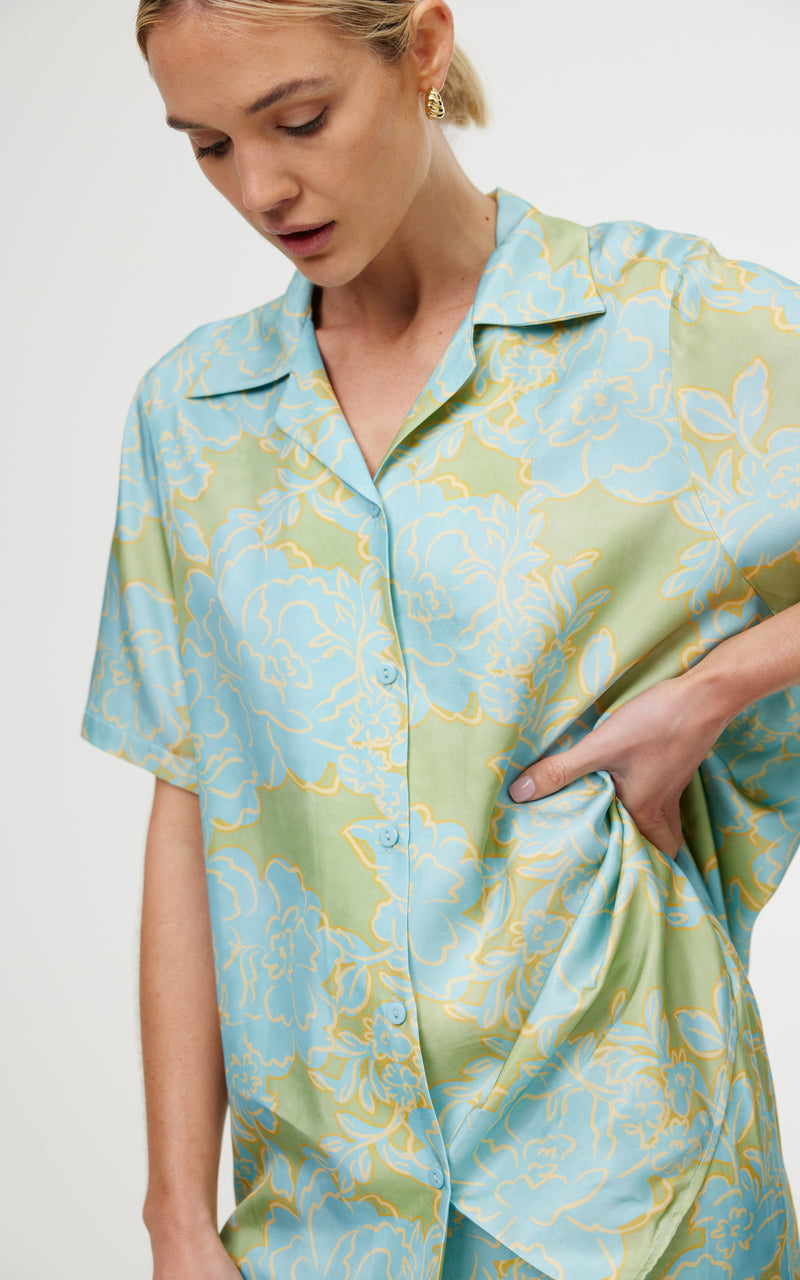 Luisa Shirt - Ocean Bloom