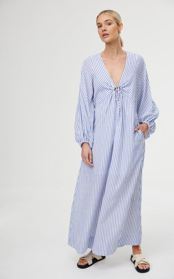 Marais Dress - Sea Stripe