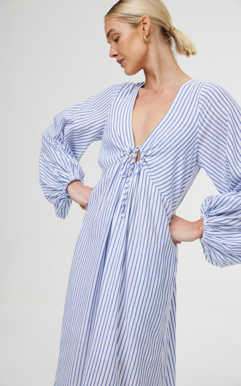 Marais Dress - Sea Stripe