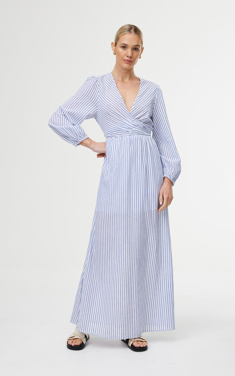 Sienna Dress - Sea Stripe