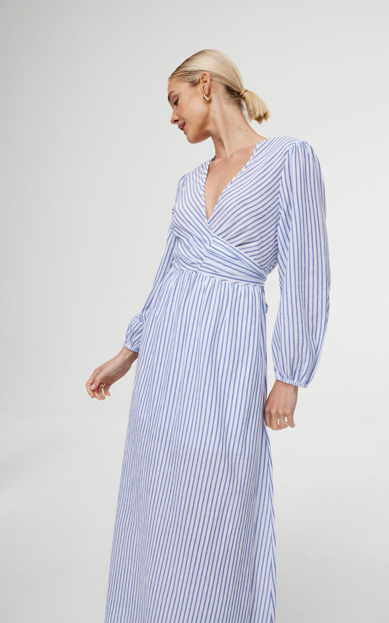 Sienna Dress - Sea Stripe