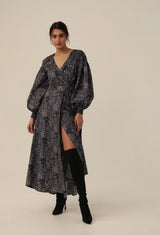 Lolita Wrap Dress - Marina Tile