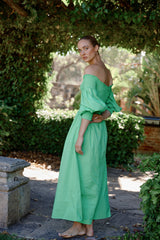 CUBA DRESS - BRIGHT GREEN