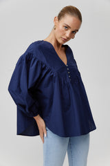 KIRA TOP - NAVY